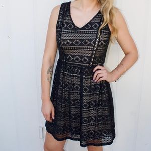 HOST PICKAltar'd State black lace dress